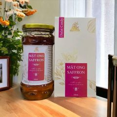 Mật ong ngâm saffron Tây á, bổ sung sưɑ~ ong chúa - Hộp cao cấp