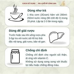 Trà thảo mộc lá bồ công anh sấy lạnh - Dalat Cordyceps