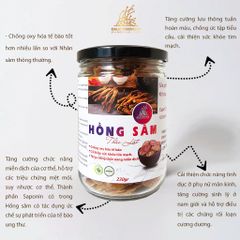Hồng sâm 6 năm tuổi thái lát - Dalat Cordyceps