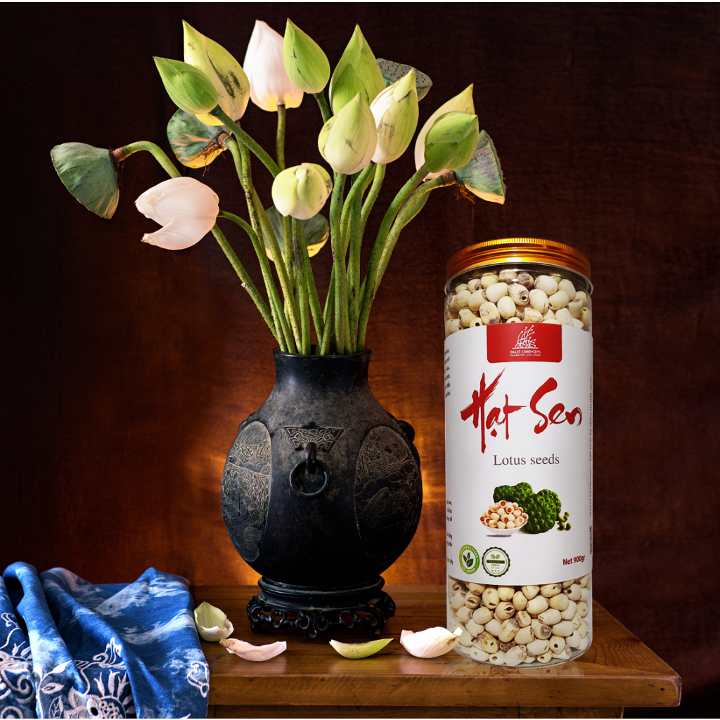 Hạt sen sấy khô Dalat Cordyceps - hạt tịnh tâm