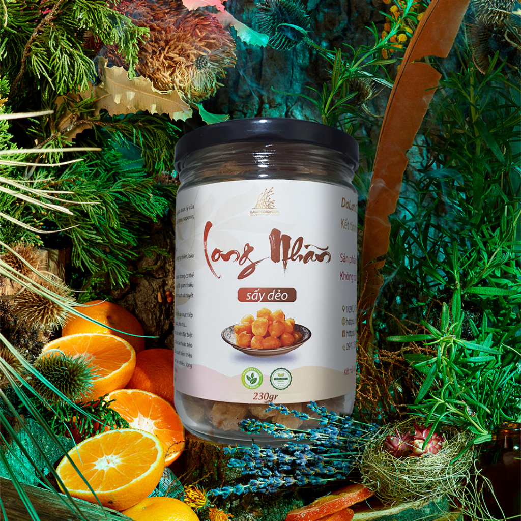 Long nhãn sấy khô - Dalat Cordyceps - loại thượng hạng