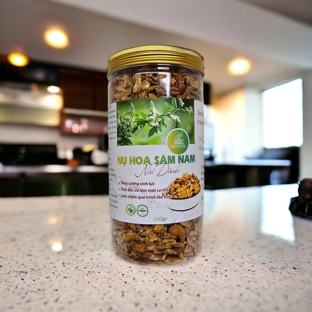 Nụ hoa sâm nam núi Dành khô sấy lạnh Dalat Cordyceps