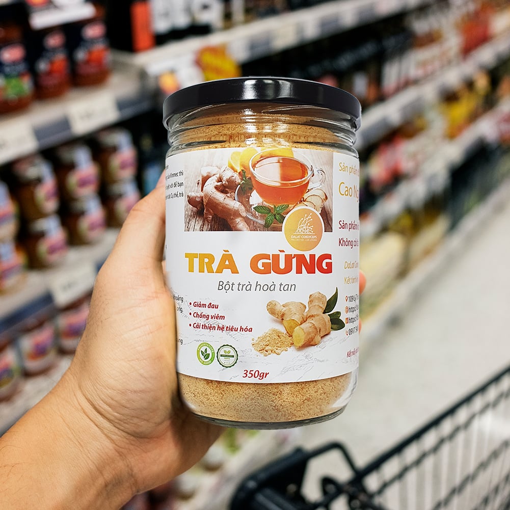 Trà gừng hòa tan - Dalat Cordyceps