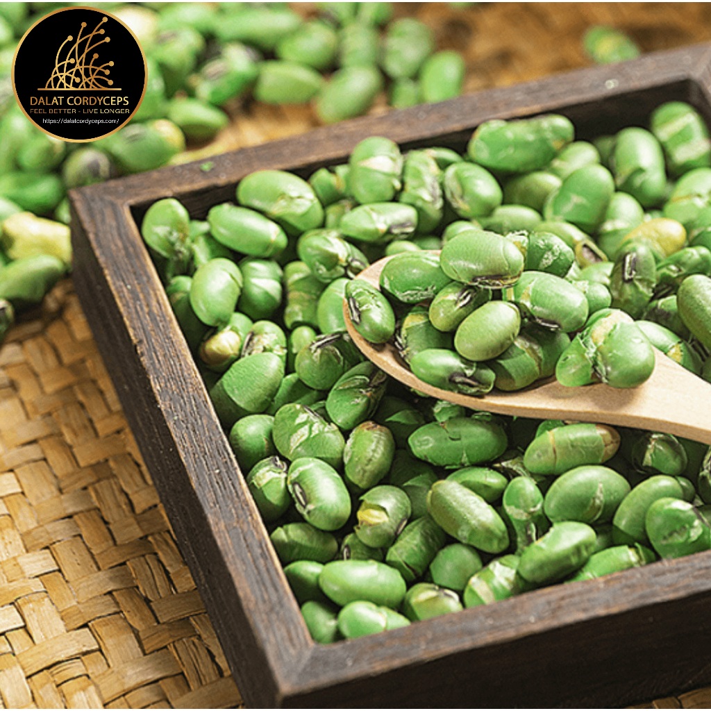 Hạt đậu xanh rang muối giòn tan - Dalat Cordyceps