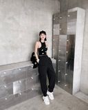  Soft Arc Jersey Joggers QUẦN ĐEN LAI BO NẮP TÚI Q9032 
