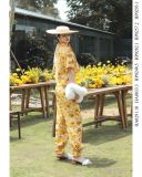  ÁO VÀNG SƠMI TAY NGẮN CROPTOP Tropic Harvest  A29110 