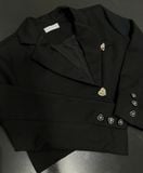  BLAZER ĐEN TRÁI TIM VÀNG ÉLÉGANCE A11295 