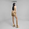  MONEY LATTE BOW DRESS ĐẦM NÂU D7462 
