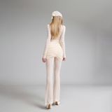  TIME CREAM LACE PANTS QUẦN KEM REN Q9591 