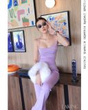  ÁO TÍM HAI DÂY TRÁI TIM LILAC A96118 