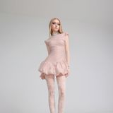  TIME PINKY DRESS ĐẦM HỒNG NUDE D7911 