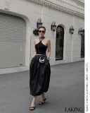  VÁY ĐEN DÀI BỒNG Black Balloon Skirt -  V952 