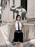  QUẦN ĐEN REN TRẮNG Q1116 