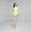  MONEY GREEN DRESS ĐẦM XANH BI D7811 