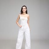  FEATHER BEE PANTS QUẦN TRẮNG Q9641 
