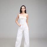  FEATHER WHITE BODY TOP ÁO TRẮNG S728A2 