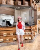  QUẦN SHORT TRẮNG THOI Q9066 