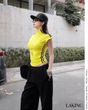  The Yellow Sporty Top ÁO VÀNG VIỀN ĐEN S464A8 