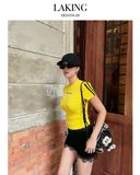  ÁO THUN TAY NGẮN VIỀN ĐEN  PEGASUS SPORTY BABY TEE A938 