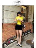  ÁO THUN TAY NGẮN VIỀN ĐEN  PEGASUS SPORTY BABY TEE A938 