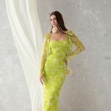  GREEN CROCHET TOP ÁO XANH LƯỚI A11331 