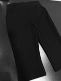  Black Capri Chain Pants  QUẦN ĐEN LỬNG+XÍCH ĐEN VÀNG     Q9596 