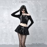  ESCAPE BLACK MINI SKIRT VÁY ĐEN V981 