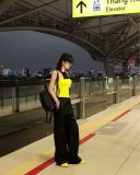  MONEY LAYER TRIANGLE PANTS QUẦN ĐEN S705Q2 
