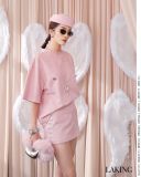  Silver 26 Velvet Touch Oversize Tee - ÁO HỒNG 26 -   A11529 
