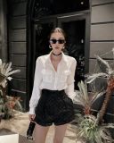  ÁO SƠMI TRẮNG LỤA TÚI HỘP A92316 