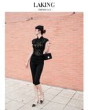  Black Capri Chain Pants  QUẦN ĐEN LỬNG+XÍCH ĐEN VÀNG     Q9596 