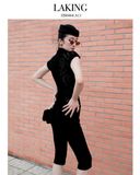  Black Capri Chain Pants  QUẦN ĐEN LỬNG+XÍCH ĐEN VÀNG     Q9596 