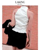  VÁY ĐEN NGẮN TRÁI TIM VÀNG HEART V248 