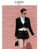  BLAZER ĐEN TRÁI TIM VÀNG ÉLÉGANCE A11295 