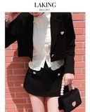  BLAZER ĐEN TRÁI TIM VÀNG ÉLÉGANCE A11295 
