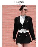  BLAZER ĐEN TRÁI TIM VÀNG ÉLÉGANCE A11295 