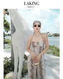  JUMSUIT DA RẮN SERPENTINE ÉCLAT J322 