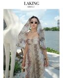  JUMSUIT DA RẮN SERPENTINE ÉCLAT J322 