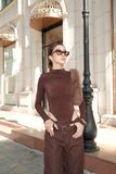  Cocoa Barrel Denim QUẦN NÂU DÀI ỐNG VÒM    Q9642 