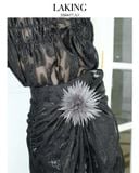  ÁO ĐEN VOAN NHŨ SÁT NÁCH S657A3 