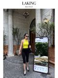  QUẦN ĐEN LỬNG VIỀN REN CAPRI Q95911 
