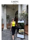 ÁO VÀNG PEGASUS VIỀN ĐEN TANKTOP       A115425 