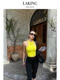  ÁO VÀNG PEGASUS VIỀN ĐEN TANKTOP       A115425 