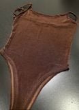  BODYSUIT NÂU MOCHA HAI DÂY A9334 