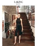  QUẦN ĐEN VIỀN REN LỬNG LACE BIKER CHAIN PANTS + XÍCH Q95912 