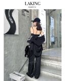  BODYSUIT ĐEN VIỀN XÁM KEM PEGASUS A9338 