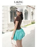  VÁY BỒNG XANH NGẮN OPAL V942 