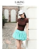  VÁY BỒNG XANH NGẮN OPAL V942 