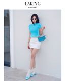  VÁY TRẮNG KIM TUYẾN + SHORT TRẮNG FROST S742V2 