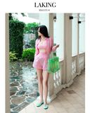  GIÀY BÚP BÊ XANH TIFFANY P338 